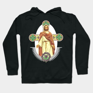 Jesus Christ and the cross of salvation Hoodie